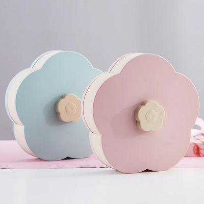 Caixa de Armazenamento Rotativa 2 Andares | Organizador Floral para Doces e Cosméticos
