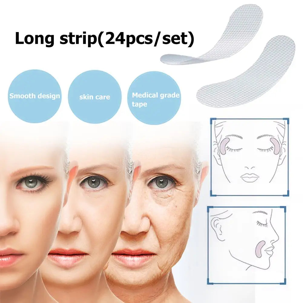 Adesivos Anti-Rugas de Silicone | Lifting Facial Sem Cirurgia