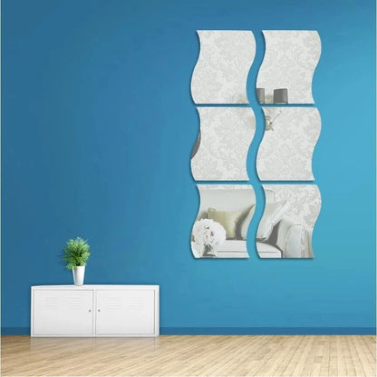 Espelhos Esféricos de Parede 12x10cm | Set de Decoração Moderna