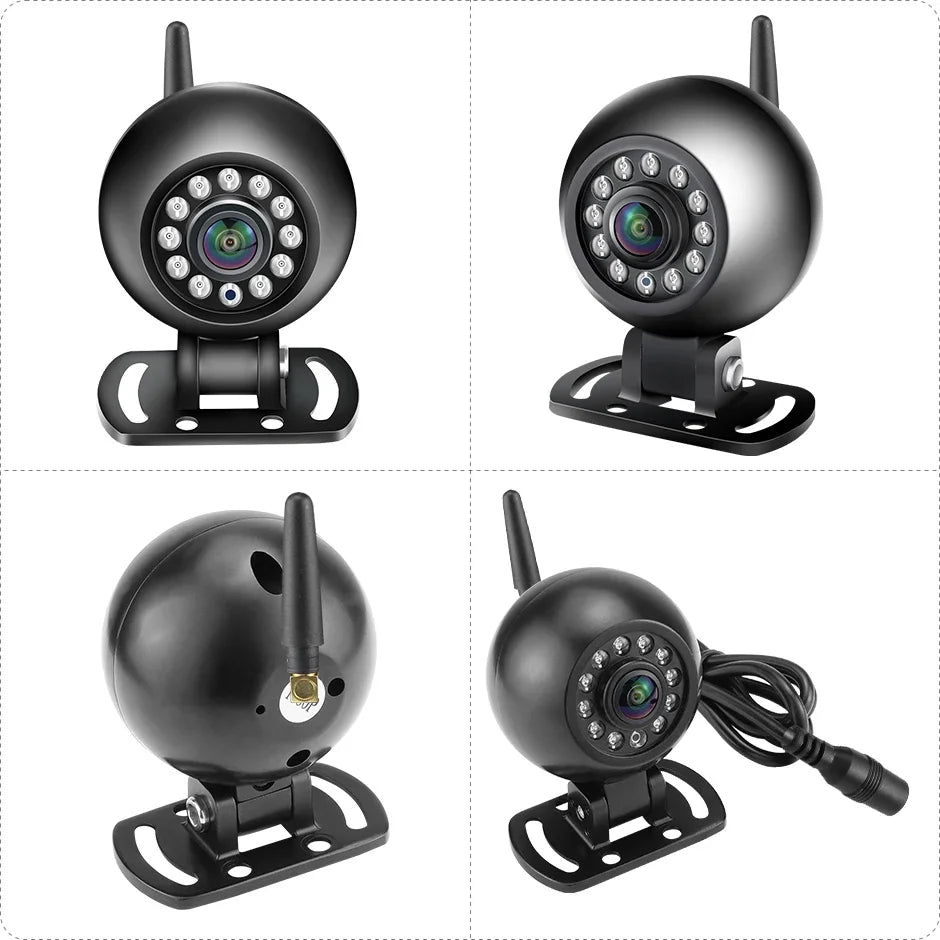 Câmera de Ré Sem Fio HD 720P WiFi 5G | Visão Noturna para Carros e Camiões