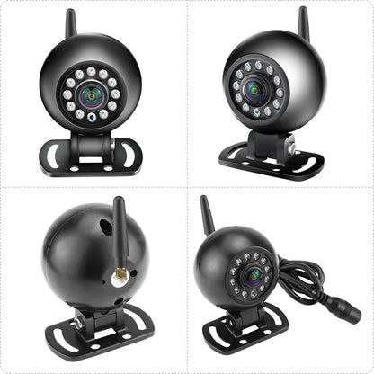 Câmera de Ré Sem Fio HD 720P WiFi 5G | Visão Noturna para Carros e Camiões