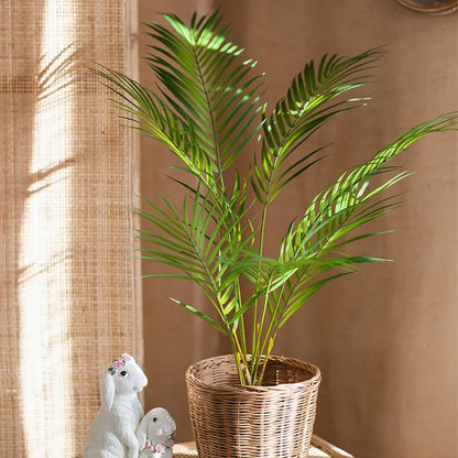 Árvore Palmeira Artificial 125cm | Decoração Tropical Realista para Interiores