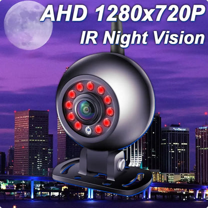 Câmera de Ré Sem Fio HD 720P WiFi 5G | Visão Noturna para Carros e Camiões