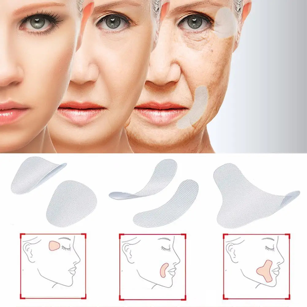 Adesivos Anti-Rugas de Silicone | Lifting Facial Sem Cirurgia