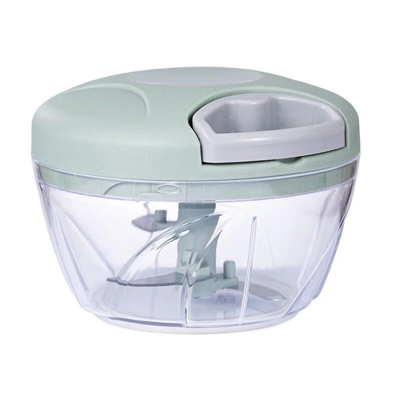 Picador Alho Manual 500/900ml Rotativo - Triturador Cebola Vegetais Carne Acessório Cozinha