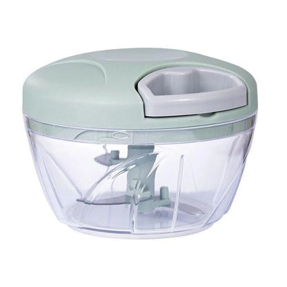 Picador Alho Manual 500/900ml Rotativo - Triturador Cebola Vegetais Carne Acessório Cozinha