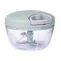 Picador Alho Manual 500/900ml Rotativo - Triturador Cebola Vegetais Carne Acessório Cozinha