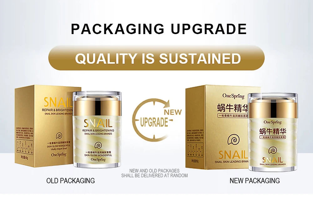Creme Caracol Colágeno Anti-Idade | Clareia Pele, Reduz Olheiras e Remove Bolsas