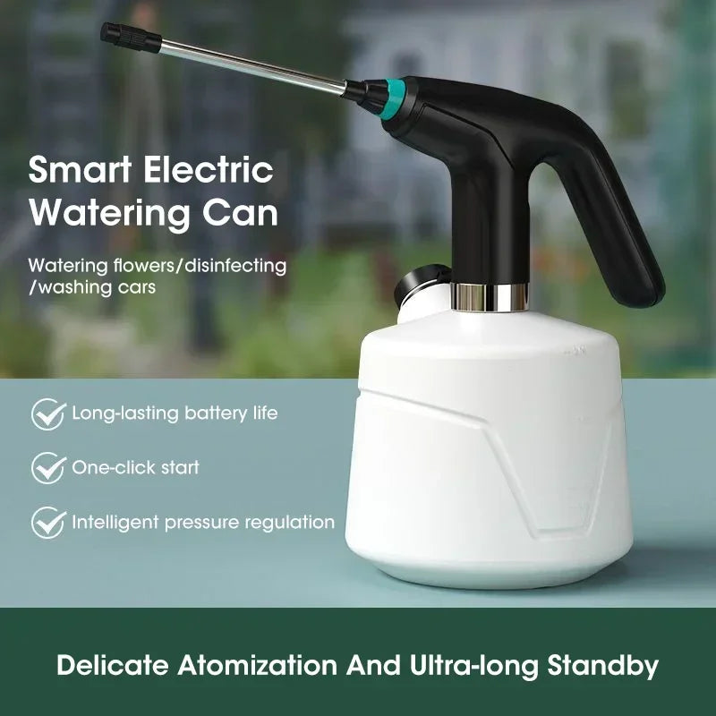 Pulverizador Elétrico 2L para Jardim e Irrigação - Automático Recarregável para Plantas