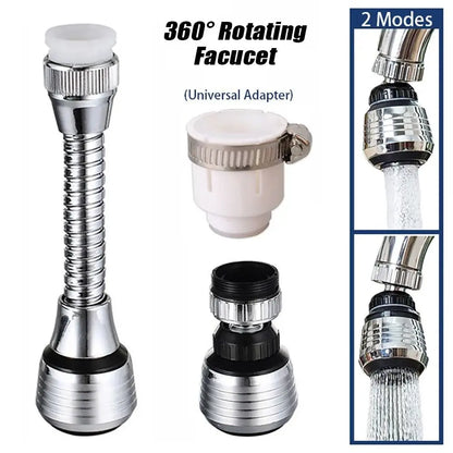 Arejador Torneira 360º Economizador Água - Duplo Modo Anti-Salpicos | Cozinha WC