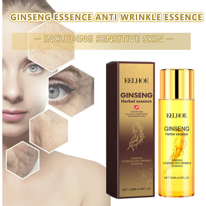 Sérum Anti-Rugas EELHOE Ginseng Polipeptídeo – Óleo Essencial Anti-Idade Firmeza Hidratante Suaviza Pele Reduz Linhas Finas