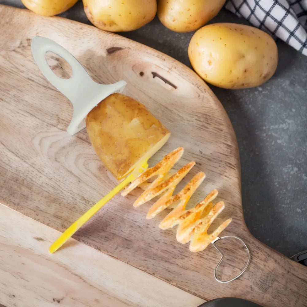 Fatiador Batata Espiral Giratório Inox