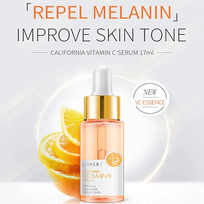 Sérum LAIKOU Vitamina C 30ml – Clareia Manchas Ilumina Essência VC Facial Iluminador