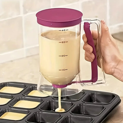 Doseador de Massa Graduado 900ml | Para Panquecas e Bolos