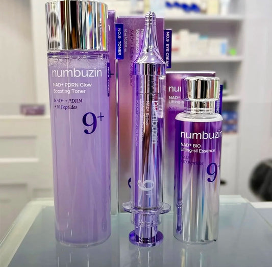 Numbuzin Kit Anti-Idade Completo - Retinol, PDRN, NAD+ | Lifting e Rejuvenescimento