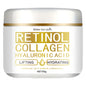 Creme Hidratante Retinol Colágeno – Anti-Rugas Vitamina C+E Firmeza Lifting Pele Jovem Hidratação Duradoura 50g