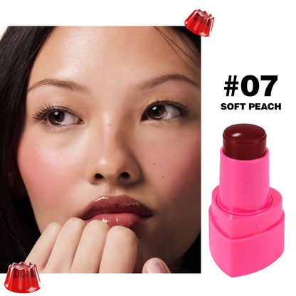 Blush Stick 2 em 1 Handaiyan | Tint Jelly para Lábios e Maçãs do Rosto