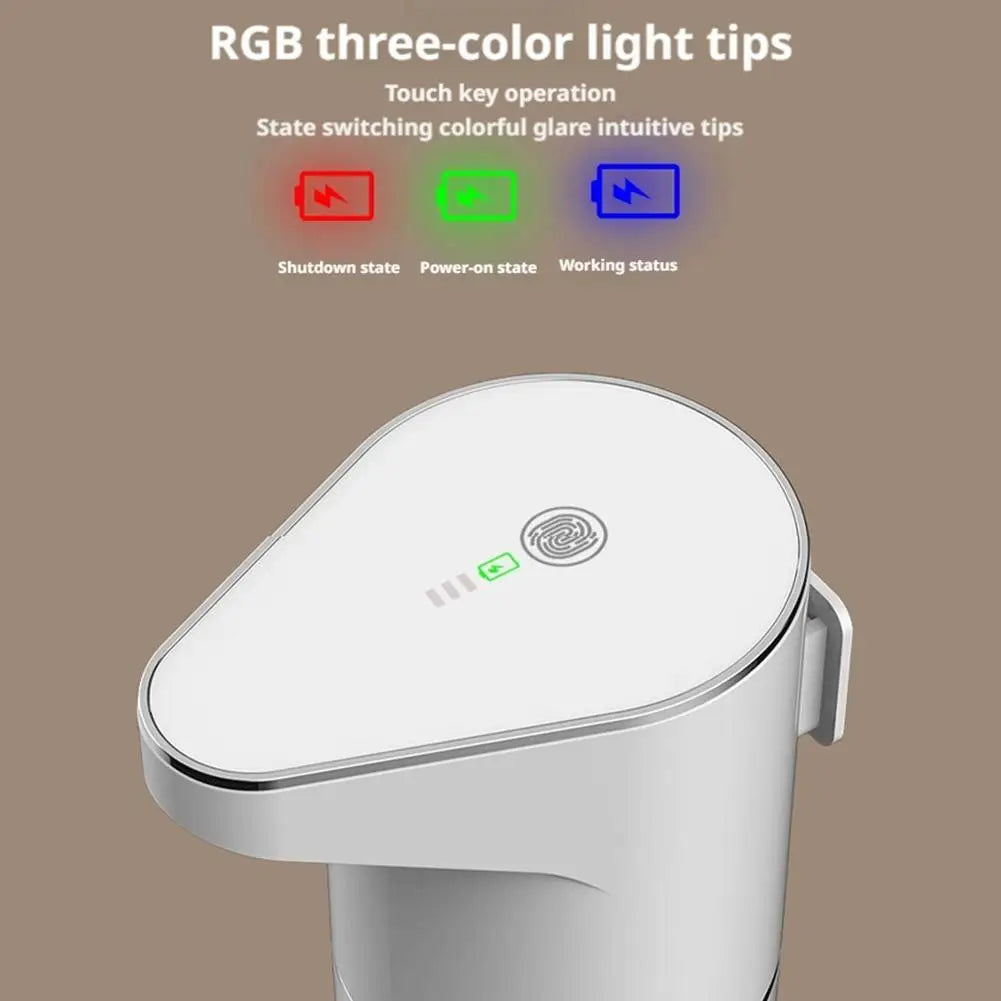 Dispensador de Sabão Automático com Sensor - Recarregável Parede | Espuma Inteligente