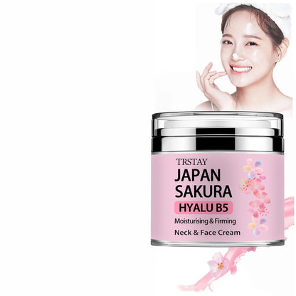 Creme de Essência de Sakura Japonês com Ácido Hialurónico | Hidratação e Luminosidade