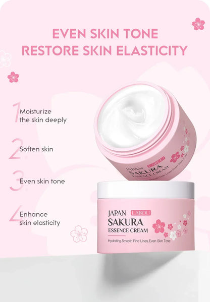 Creme Hidratante LAIKOU Sakura 25g – Clareador Nutritivo Controlo Oleosidade Reparador Hidratação Profunda
