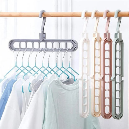 Cabide Multifuncional Dobrável | Organização Inteligente para Roupas