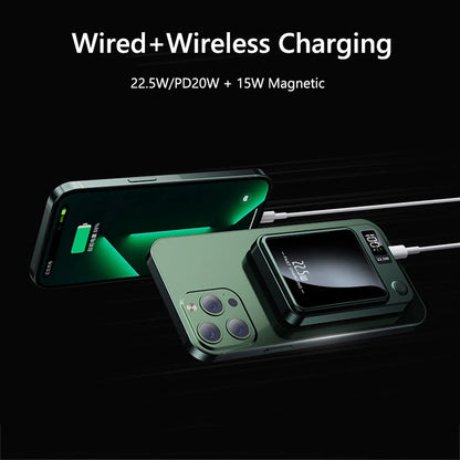 Power Bank Premium Magnético 20000mAh Wireless 15W Carregador Portátil Rápido iPhone MagSafe