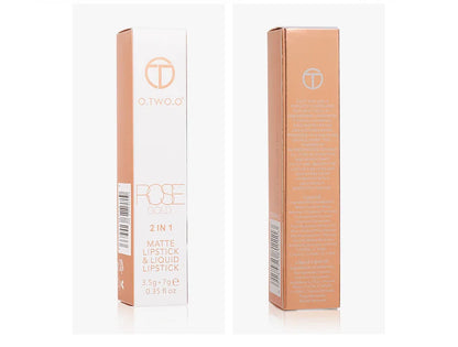 Batom 2 em 1 Matte e Gloss | 12 Cores para Todos os Looks