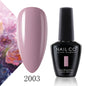 Verniz Gel NAILCO 15ml Série Vermelho Escuro – Cores Glitter UV Manicure Profissional Semi-Permanente