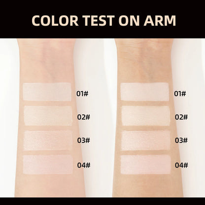 Pó Solto QIBEST 4 Cores 6g - Matte Acabamento Aveludado Controlo Oleosidade Impermeável Longa Duração