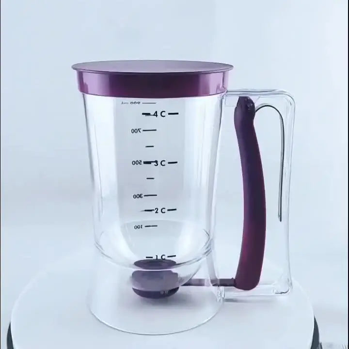 Doseador de Massa Graduado 900ml | Para Panquecas e Bolos