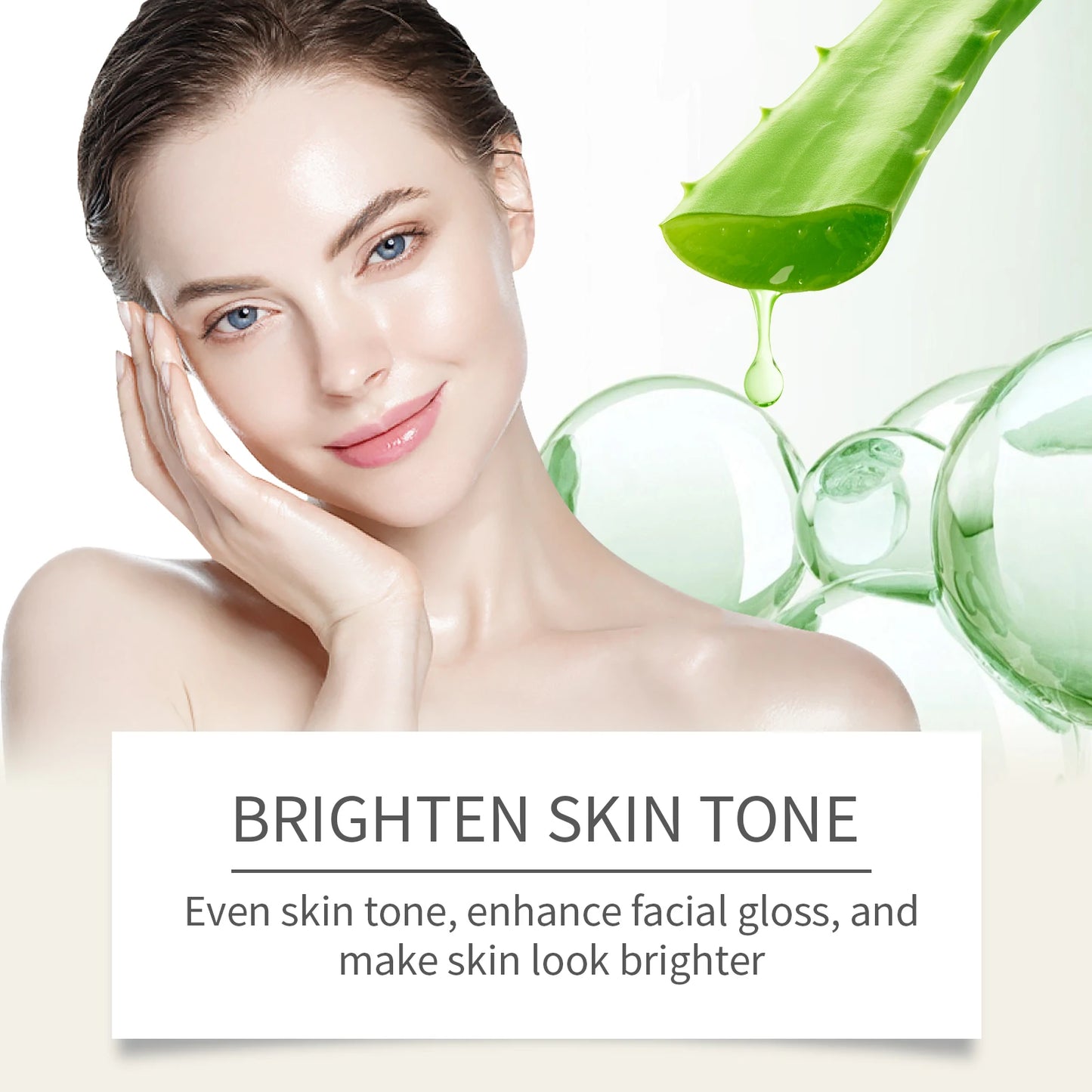 Tónico Facial Aloe Vera 100ml - Hidratante Controlo Oleosidade Refrescante