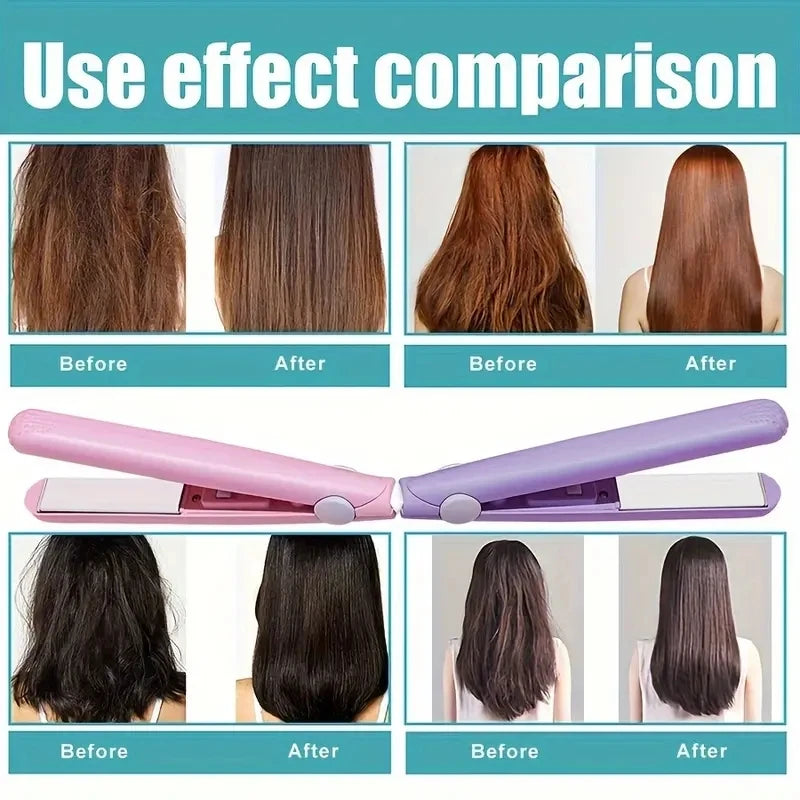 Mini Alisador de Cabelo Portátil Cerâmica