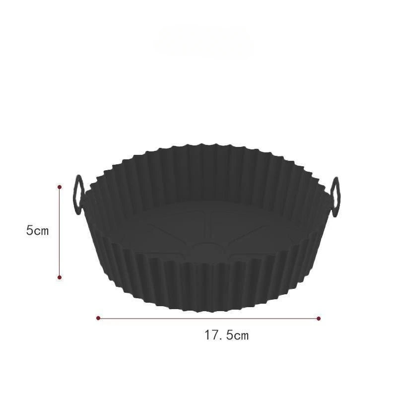 Forros de Silicone Reutilizáveis para Air Fryer - Antiaderente e Fácil Limpeza