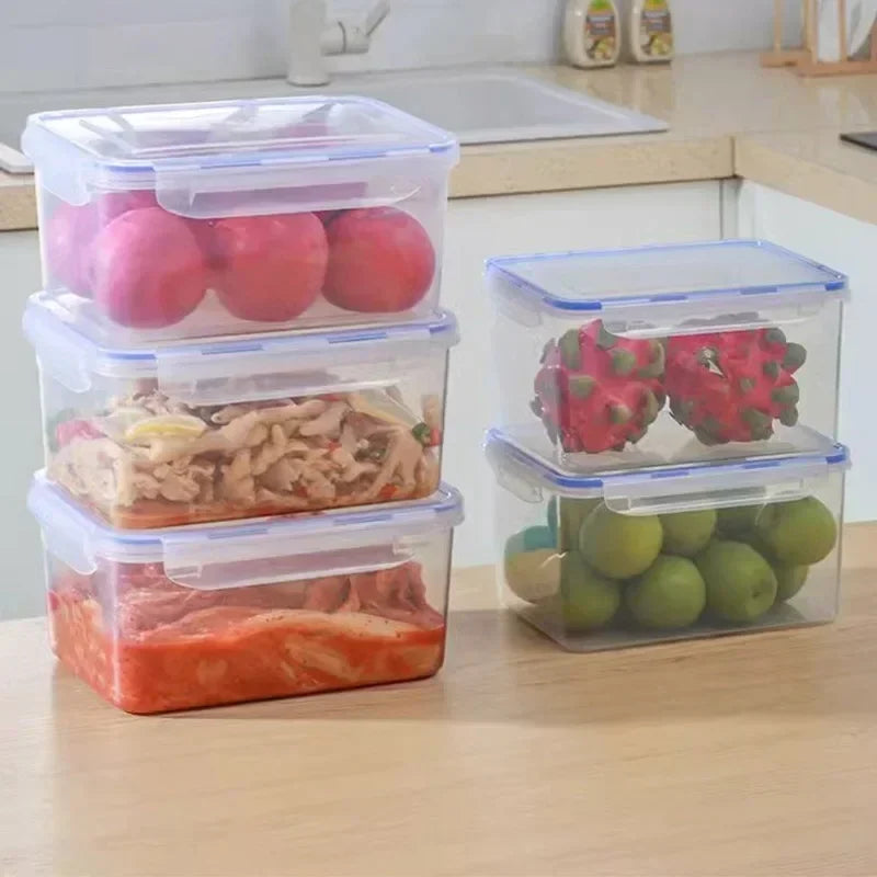 Caixa Hermética para Frigorífico | Plástico Apto para Microondas e Marmita