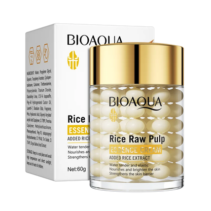 Creme Essência BIOAQUA Arroz | Hidratação Profunda, Iluminador e Firmeza Rejuvenescedora