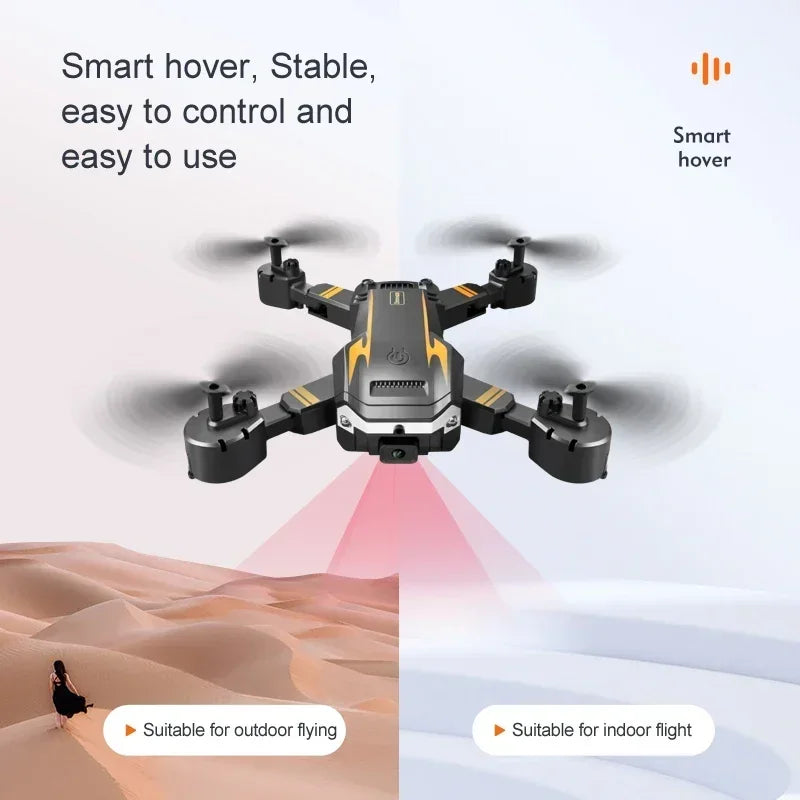 Drone Outdoor G6 5G Profissional 8K – Fotografia Aérea HD, Evitação de Obstáculos Omnidirecional, Quadricóptero com Alcance de 10.000 m