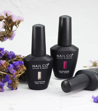 Verniz Gel NAILCO 15ml UV/LED Sem Hema/TPO – Base e Top Coat Profissional Semi-Permanente