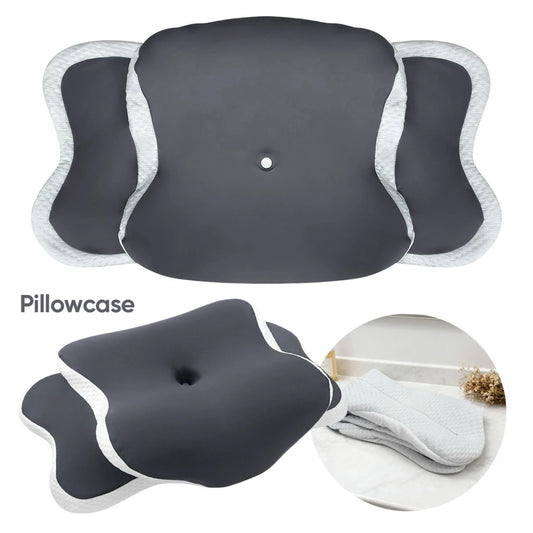 Fronha Cervical Memory Foam | Tecido Fresco e Confortável
