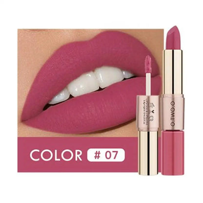 Batom 2 em 1 Matte e Gloss | 12 Cores para Todos os Looks