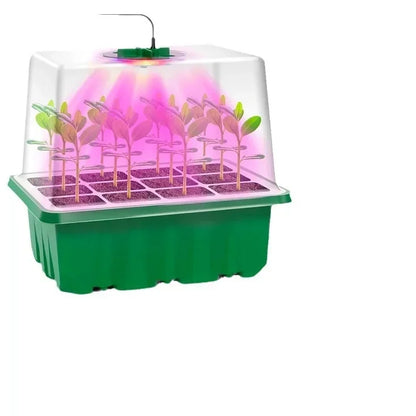 Kit Germinador com Luz LED Crescimento – Bandeja Sementes Regulagem Humidade e Ventilação | ZODOLAMP