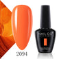Verniz Gel NAILCO 15ml Série Vermelho Escuro – Cores Glitter UV Manicure Profissional Semi-Permanente