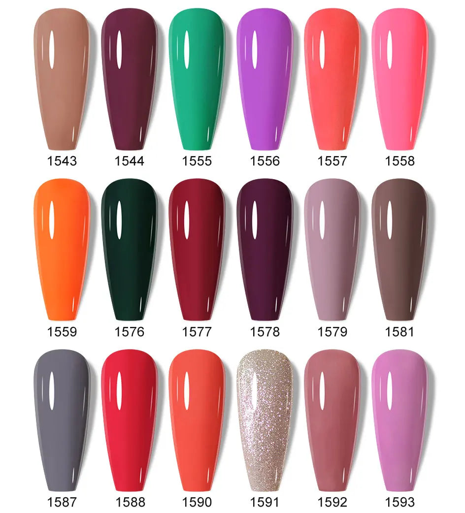 Verniz Gel NAILCO 15ml UV/LED Sem Hema/TPO – Base e Top Coat Profissional Semi-Permanente