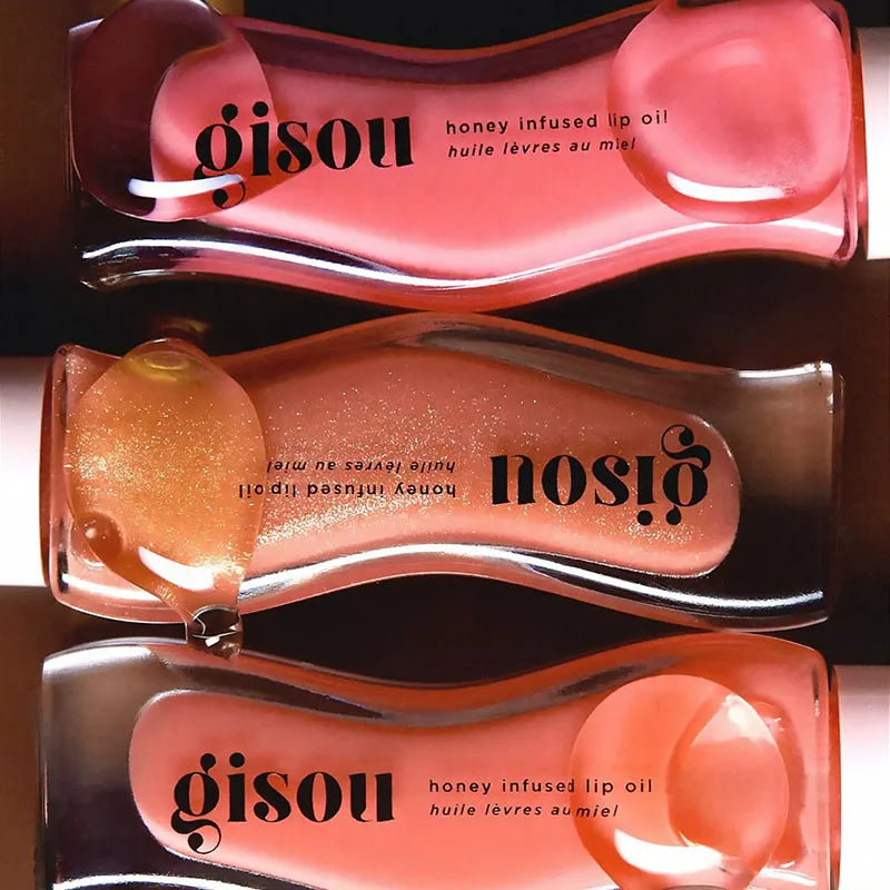 Gisou Lip Balm Óleo Labial Glazed Plum – Hidratação, Volume e Brilho para Lábios Perfeitos