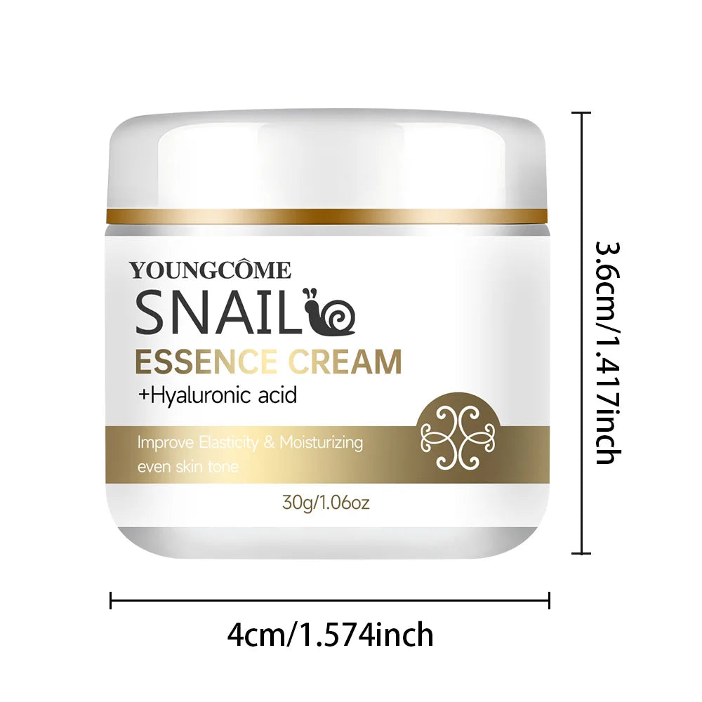 Creme Essência Caracol com Ácido Hialurónico e Retinol | Firmeza, Iluminador e Clareador 30-100g