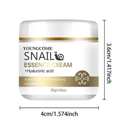 Creme Essência Caracol com Ácido Hialurónico e Retinol | Firmeza, Iluminador e Clareador 30-100g