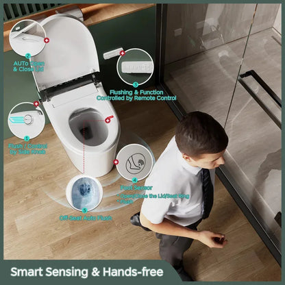Sanita Inteligente com Bidé | Sensor, Espuma & Duplo Flush