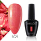 Verniz Gel NAILCO 15ml Série Vermelho Escuro – Cores Glitter UV Manicure Profissional Semi-Permanente