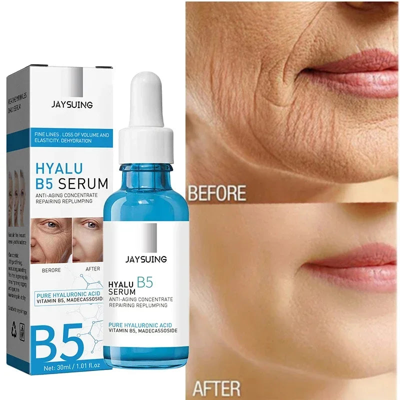 Sérum Facial JAYSUING Ácido Hialurónico Puro - Anti-Rugas Lifting Firmeza Contorno Olhos