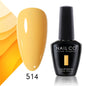 Verniz Gel NAILCO 15ml Série Vermelho Escuro – Cores Glitter UV Manicure Profissional Semi-Permanente
