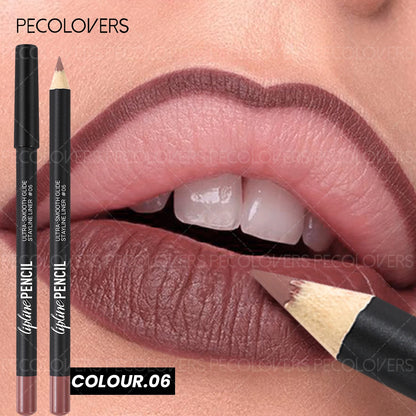Lápis Labial 2 em 1 Mate – Longa Duração À Prova de Água Tom Pumpkin Spice Cores Ricas Natal